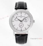 AI Factory Vacheron Constantin Geneve Traditionnelle Copy Watch White Dial with Diamonds